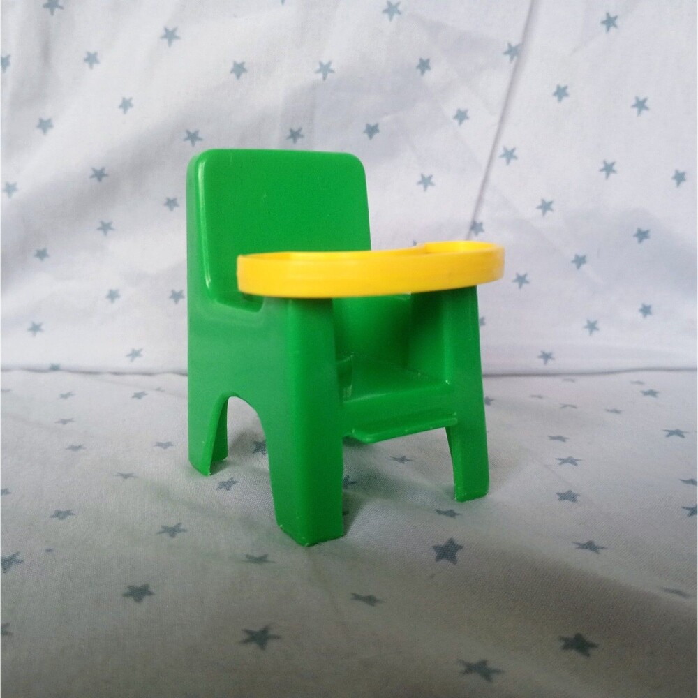 Illco Tyco Preschool Sesame Street High Chair Play Set Vintage